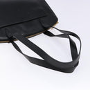 GUCCI Shoulder Bag Leather Black Gold 002 1998 0346 Auth bs28875-7