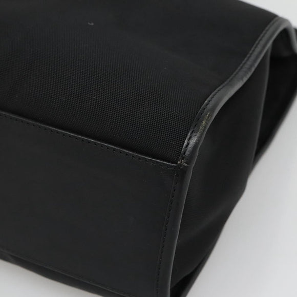 GUCCI Jackie Shoulder Bag Nylon Leather Black Silver 002 1074 Auth bs28878