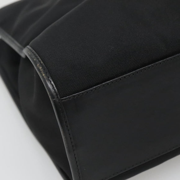 GUCCI Jackie Shoulder Bag Nylon Leather Black Silver 002 1074 Auth bs28878