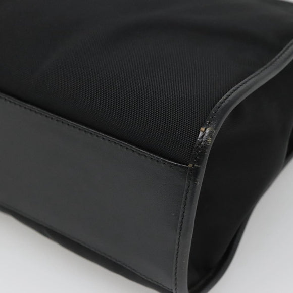 GUCCI Jackie Shoulder Bag Nylon Leather Black Silver 002 1074 Auth bs28878