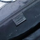 GUCCI Jackie Shoulder Bag Nylon Leather Black Silver 002 1074 Auth bs28878-16