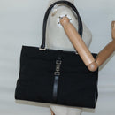 GUCCI Jackie Shoulder Bag Nylon Leather Black Silver 002 1074 Auth bs28878-22