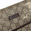 GUCCI GG Supreme Shoulder Bag PVC Beige Gold 141626 Auth bs28880-19