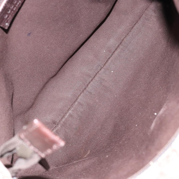 GUCCI GG Supreme Shoulder Bag PVC Beige Gold 141626 Auth bs28880