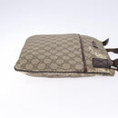 GUCCI GG Supreme Shoulder Bag PVC Beige Gold 141626 Auth bs28880-3