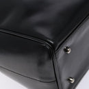 GUCCI Hand Bag Enamel Black Silver 002 2865 1313 Auth bs28882-15