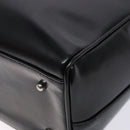 GUCCI Hand Bag Enamel Black Silver 002 2865 1313 Auth bs28882-16