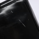 GUCCI Hand Bag Enamel Black Silver 002 2865 1313 Auth bs28882-9