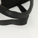 PRADA Hand Bag Nylon Leather Black Silver Auth bs28884-7