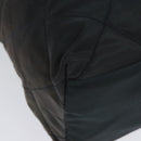 PRADA Chain Shoulder Bag Nylon Navy Gold Auth bs28886-15