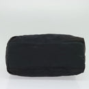 PRADA Chain Shoulder Bag Nylon Navy Gold Auth bs28886-5