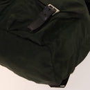PRADA Backpack Nylon Khaki Silver Auth bs28888-8