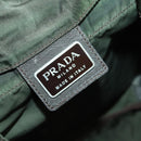PRADA Backpack Nylon Khaki Silver Auth bs28888-20