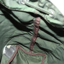 PRADA Backpack Nylon Khaki Silver Auth bs28888-21