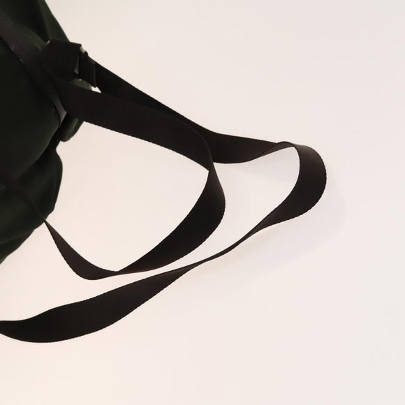 PRADA Backpack Nylon Khaki Silver Auth bs28888