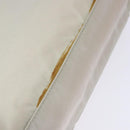 PRADA Tote Bag Nylon White Silver Auth bs28890-9