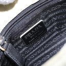 PRADA Tote Bag Nylon White Silver Auth bs28890-19