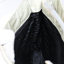 PRADA Tote Bag Nylon White Silver Auth bs28890-20