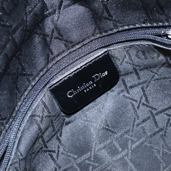 Christian Dior Tote Bag Nylon Black Auth bs28900