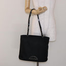 Christian Dior Tote Bag Nylon Black Auth bs28900-23