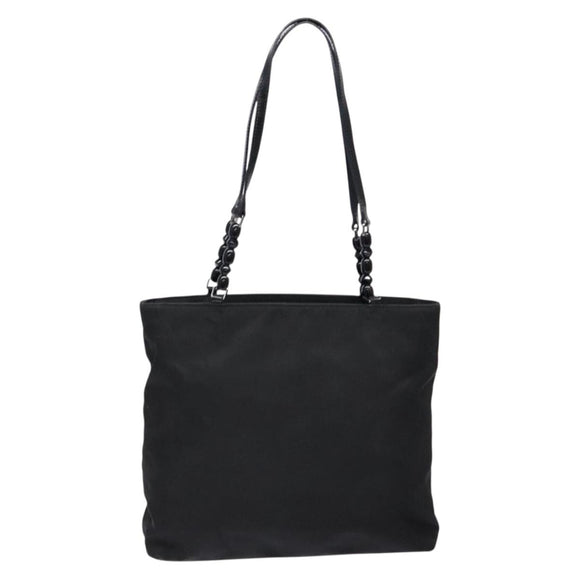 Christian Dior Tote Bag Nylon Black Auth bs28900