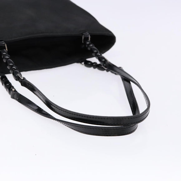 Christian Dior Tote Bag Nylon Black Auth bs28900
