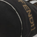 FENDI Hand Bag Black Brown gold Auth bs28903-10