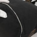 FENDI Hand Bag Black Brown gold Auth bs28903-12