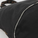 FENDI Hand Bag Black Brown gold Auth bs28903-13