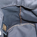 FENDI Hand Bag Black Brown gold Auth bs28903-16