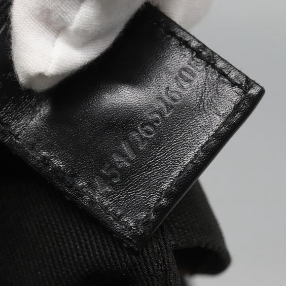 FENDI Hand Bag Black Brown gold Auth bs28903