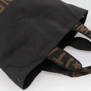 FENDI Hand Bag Black Brown gold Auth bs28903-6