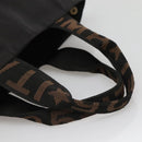 FENDI Hand Bag Black Brown gold Auth bs28903-7