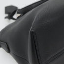 FENDI Hand Bag Leather Black Silver Auth bs28905-15