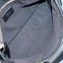 FENDI Hand Bag Leather Black Silver Auth bs28905-9