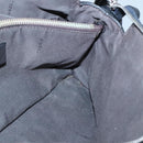 FENDI Hand Bag Leather Black Silver Auth bs28905-22