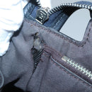 FENDI Hand Bag Leather Black Silver Auth bs28905-10