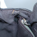 FENDI Hand Bag Leather Black Silver Auth bs28905-11