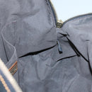 FENDI Zucchino Hand Bag Coated Canvas PVC Black Gold Auth bs28910-17