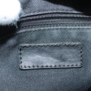 CHANEL Shoulder Bag Canvas White Black Silver CC Auth bs28912-22