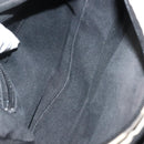 CHANEL Shoulder Bag Canvas White Black Silver CC Auth bs28912-11