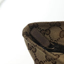 GUCCI GG Canvas Sherry Line Tote Bag Beige Gold 155524 Auth bs28913-10