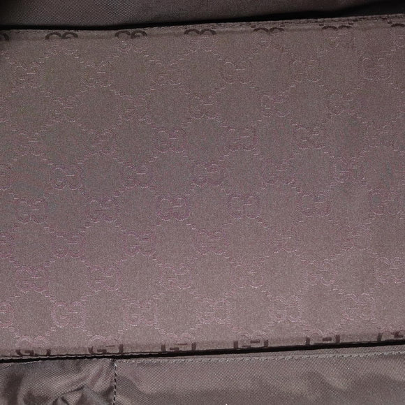 GUCCI GG Canvas Sherry Line Tote Bag Beige Gold 155524 Auth bs28913