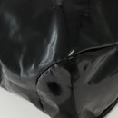 Salvatore Ferragamo Vala Tote Bag Enamel Black Auth bs28914-9