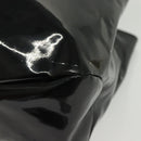 Salvatore Ferragamo Vala Tote Bag Enamel Black Auth bs28914-15