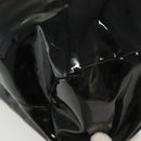 Salvatore Ferragamo Vala Tote Bag Enamel Black Auth bs28914-16