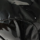 Salvatore Ferragamo Vala Tote Bag Enamel Black Auth bs28914-17