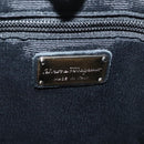 Salvatore Ferragamo Vala Tote Bag Enamel Black Auth bs28914-18