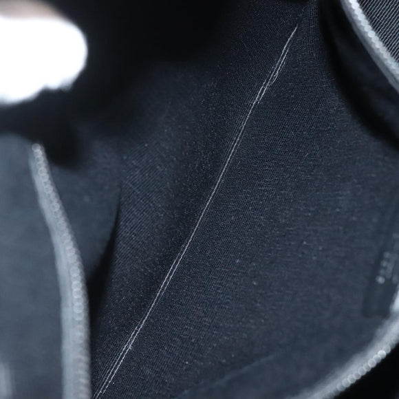 Salvatore Ferragamo Vala Tote Bag Enamel Black Auth bs28914