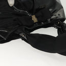 Salvatore Ferragamo Vala Tote Bag Enamel Black Auth bs28914-7